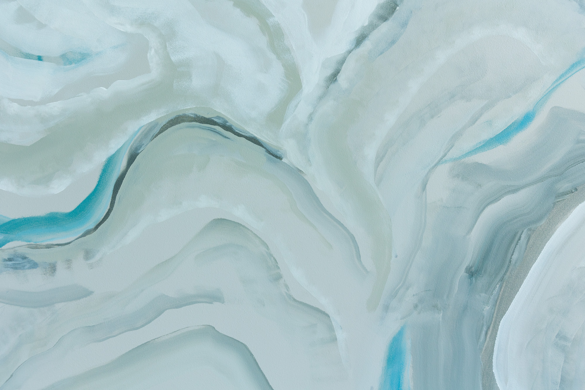 The view of the Brightside Aesthetics front office as a woman walks in for treatment for Exion in Des Moines.